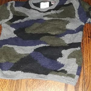 Toddler camo sweater